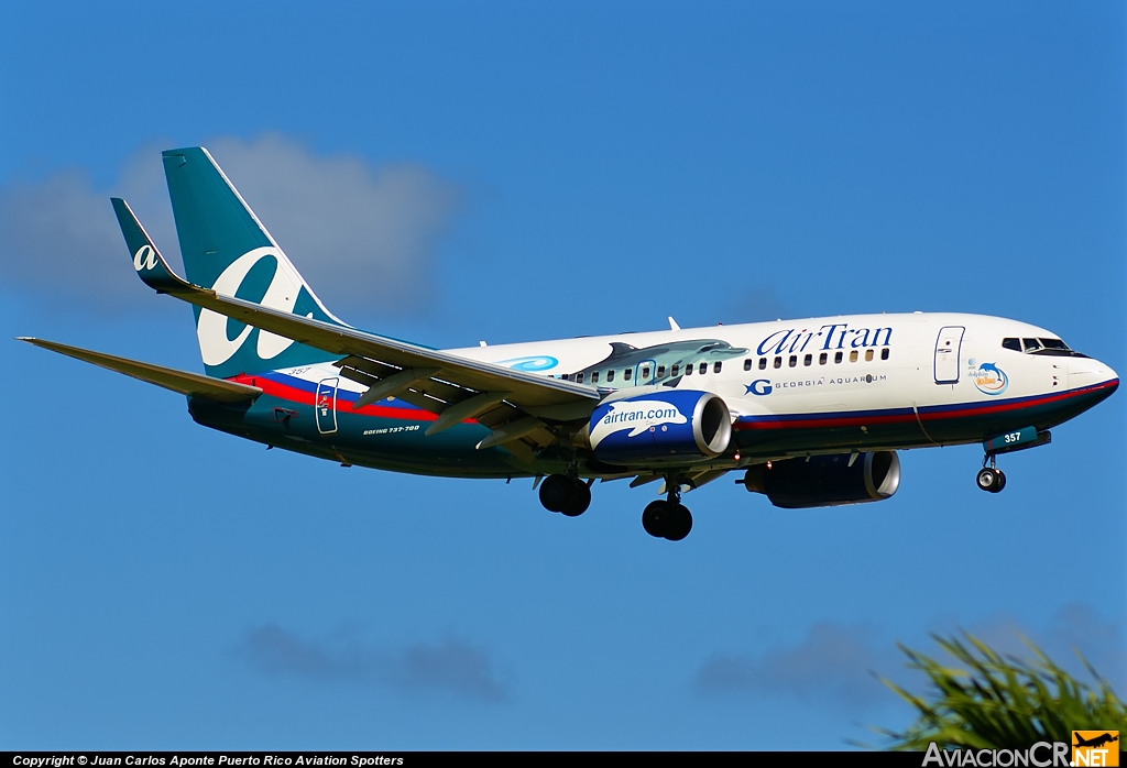 N354AT - Boeing 737-7BD - Air Tran