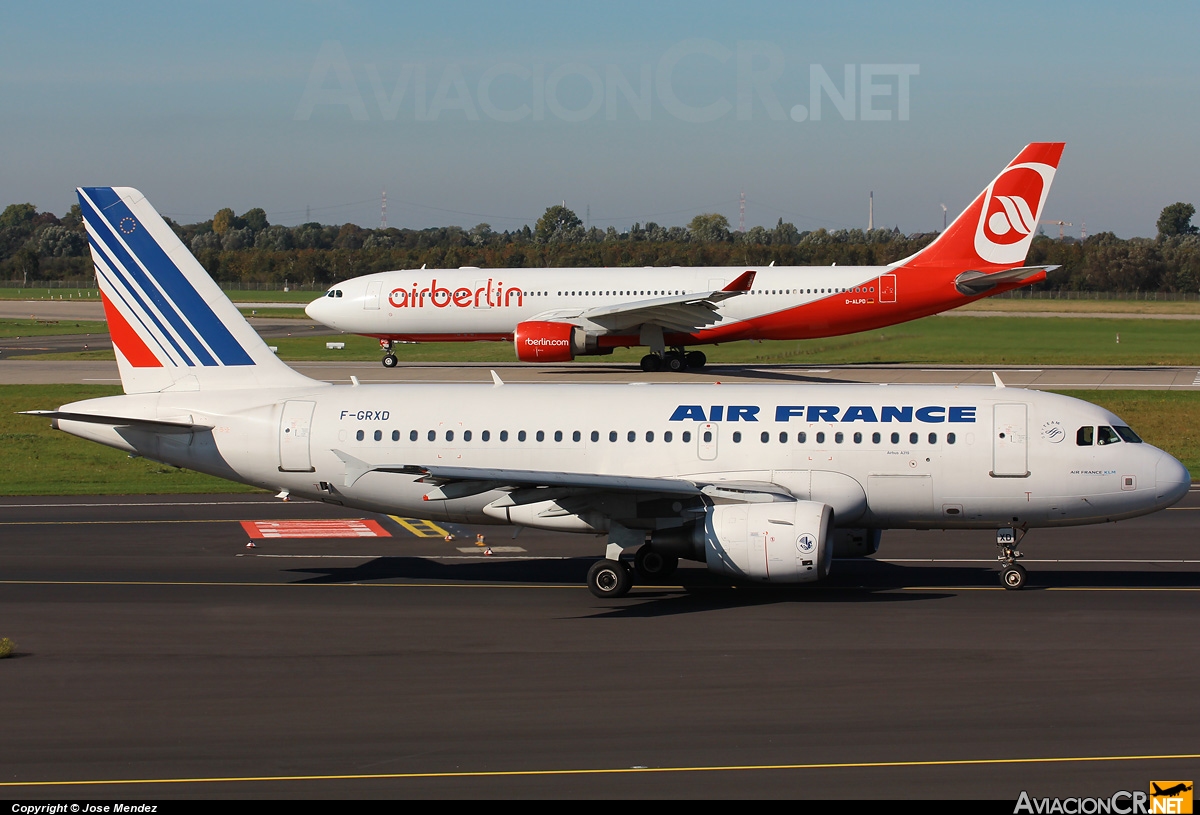 F-GRXD - Airbus A319-111 - Air France