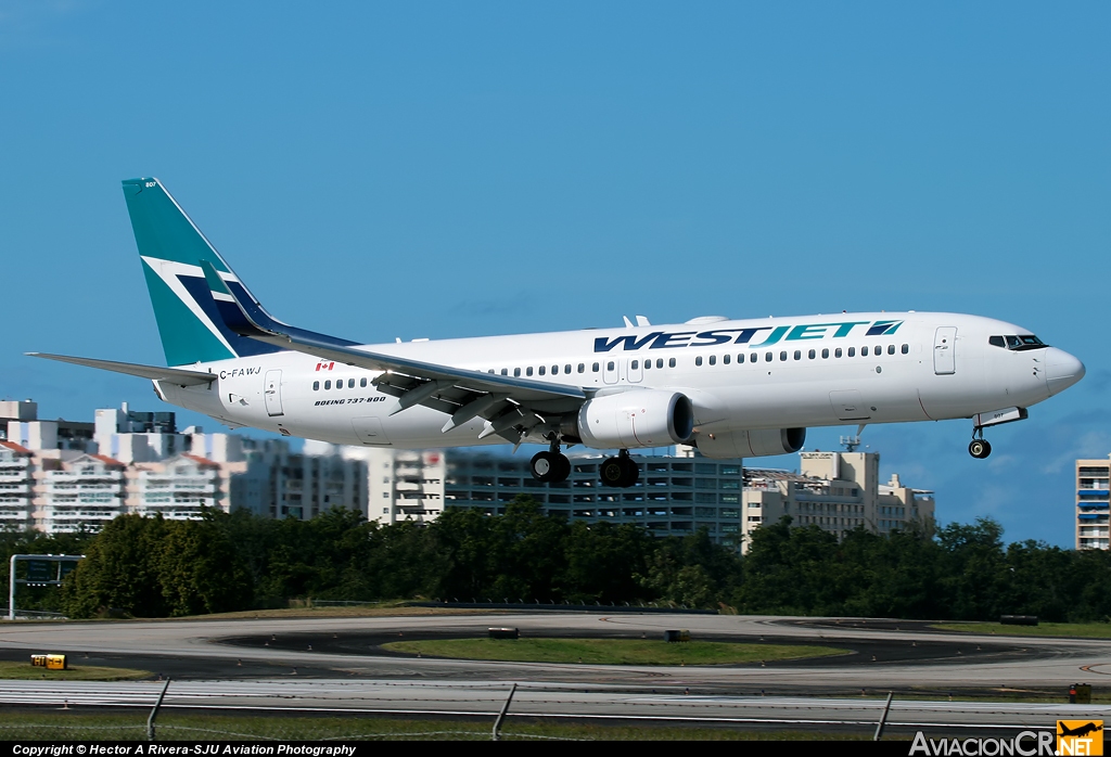 C-FAWJ - Boeing 737-8CT - Westjet