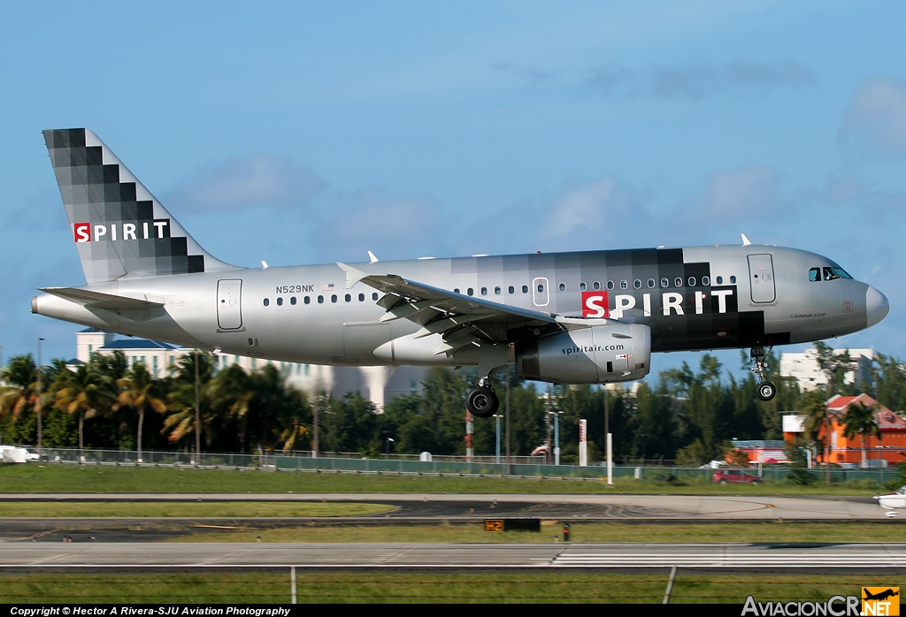 N529NK - Airbus A319-132 - Spirit Airlines