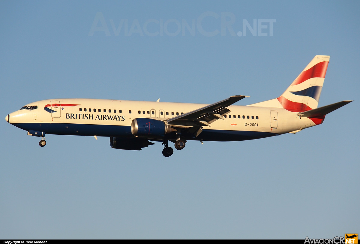 G-DOCA - Boeing 737-436 - British Airways