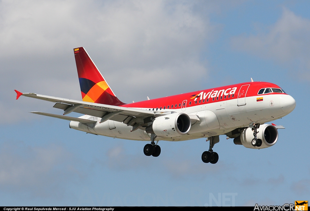 N592EL - Airbus A318-111 - Avianca