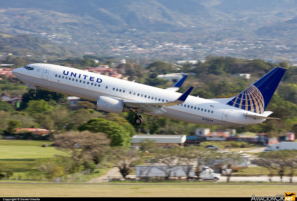 N78524 - Boeing 737-824 - United Airlines