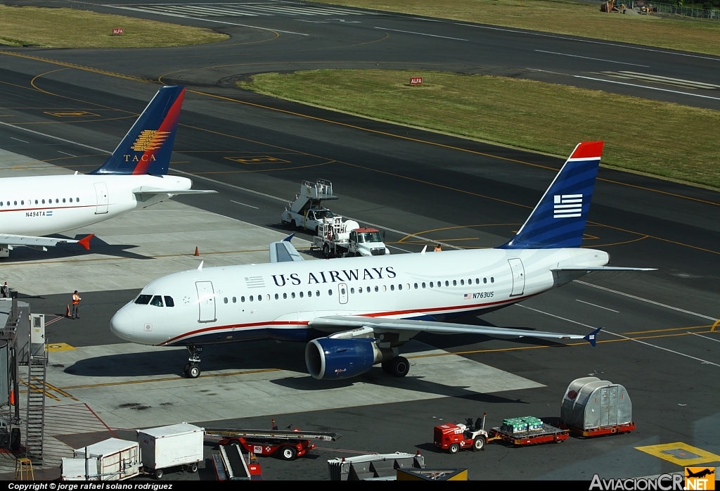 N763US - Airbus A319-112 - US Airways