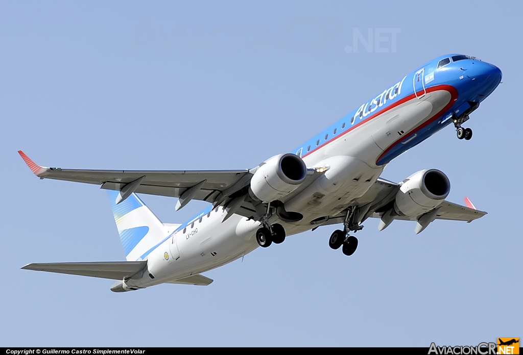 LV-CHO - Embraer 190-100IGW - Austral Líneas Aéreas