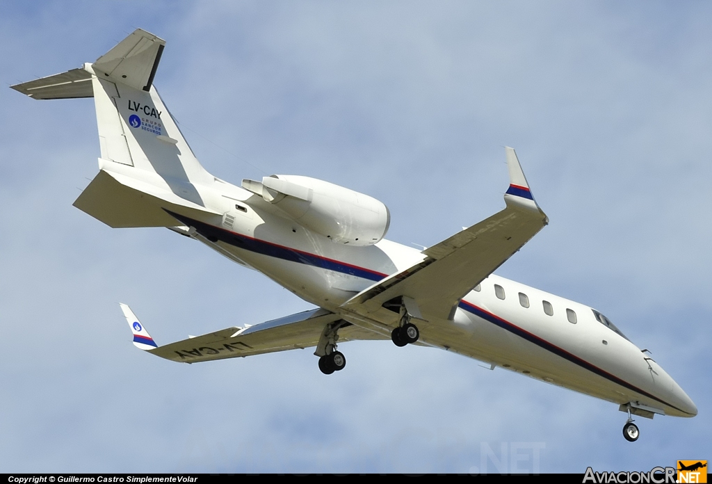 LV-CAY - Learjet 60 - Privado