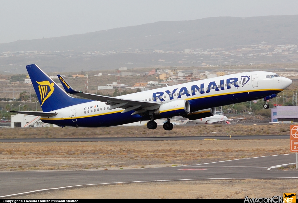 EI-EBF - Boeing 737-8AS - Ryanair