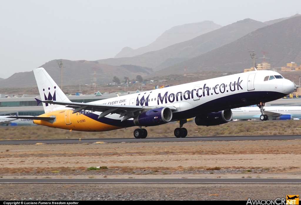 G-OZBO - Airbus A321-231 - Monarch Airlines