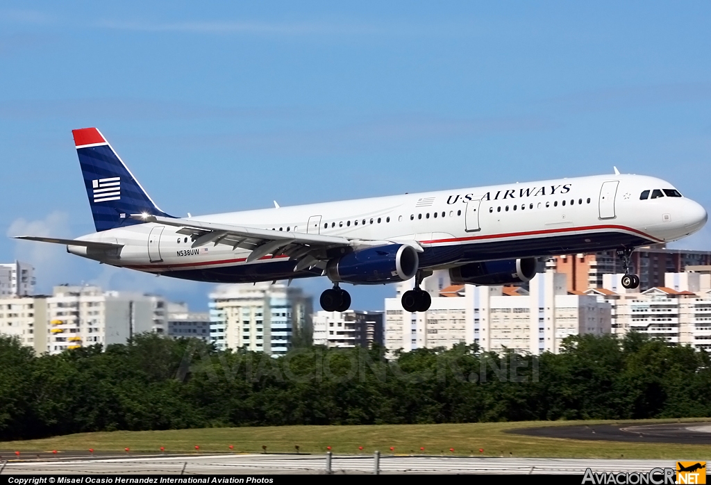 N538UW - Airbus A321-231 - US Airways