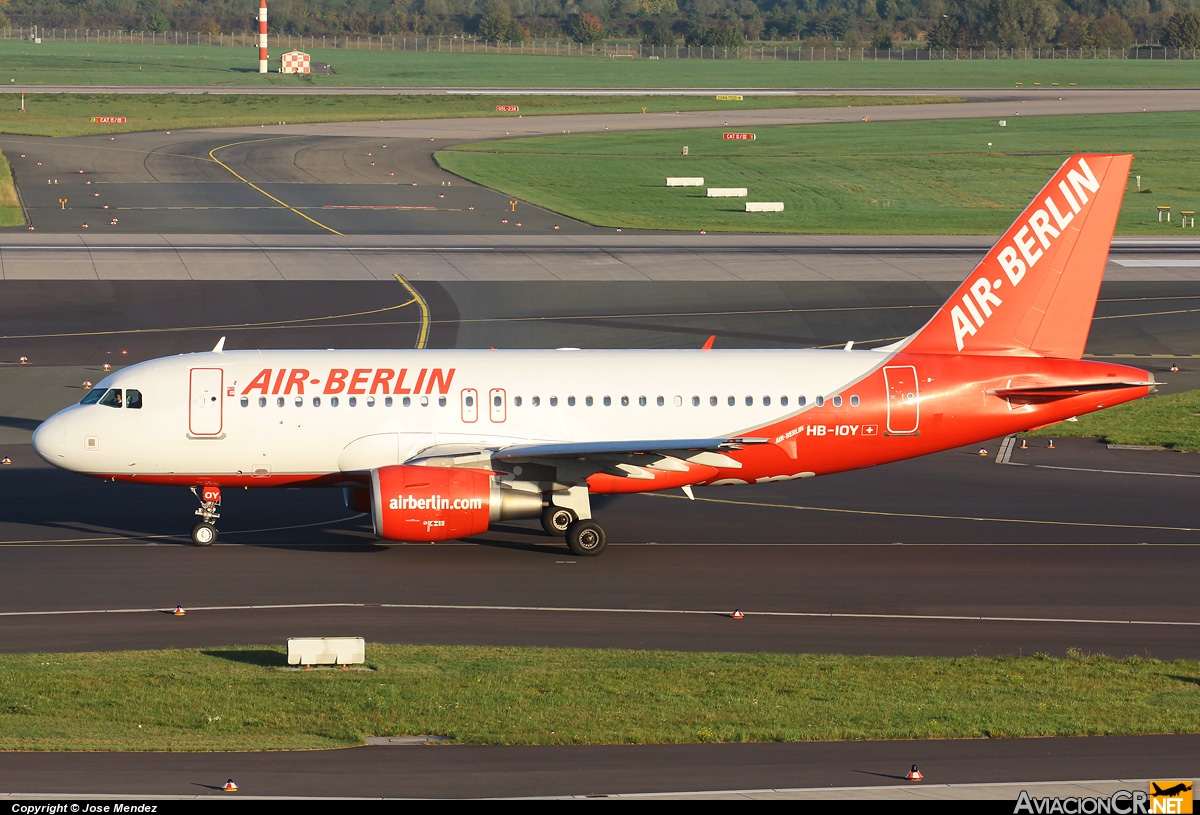 HB-IOY - Airbus A319-112 - Air Berlin