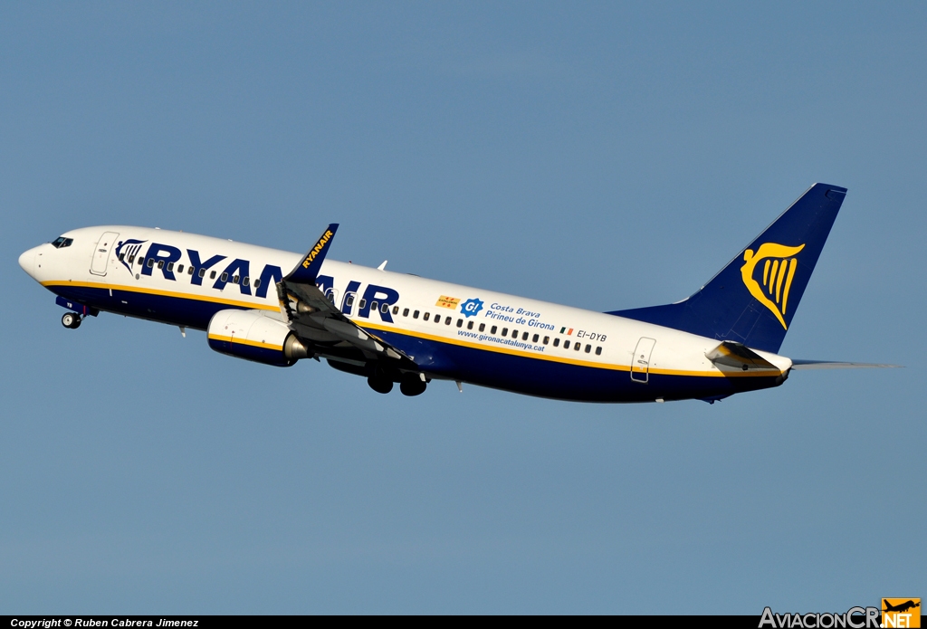 EI-DYB - Boeing 737-8AS - Ryanair