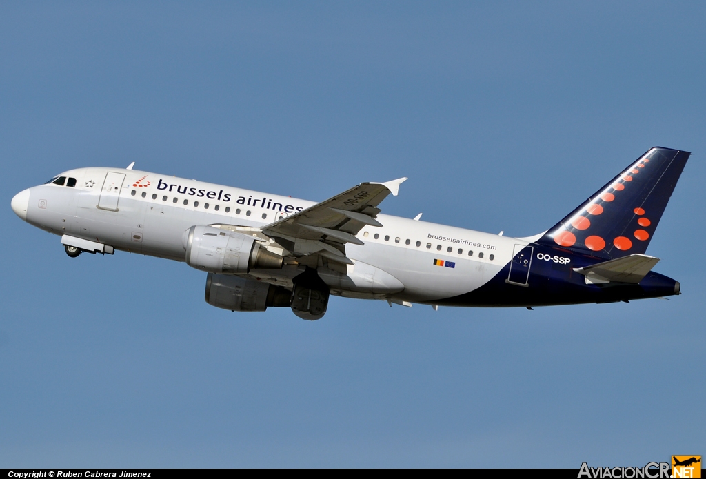 OO-SSP - Airbus A319-113 - Brussels airlines