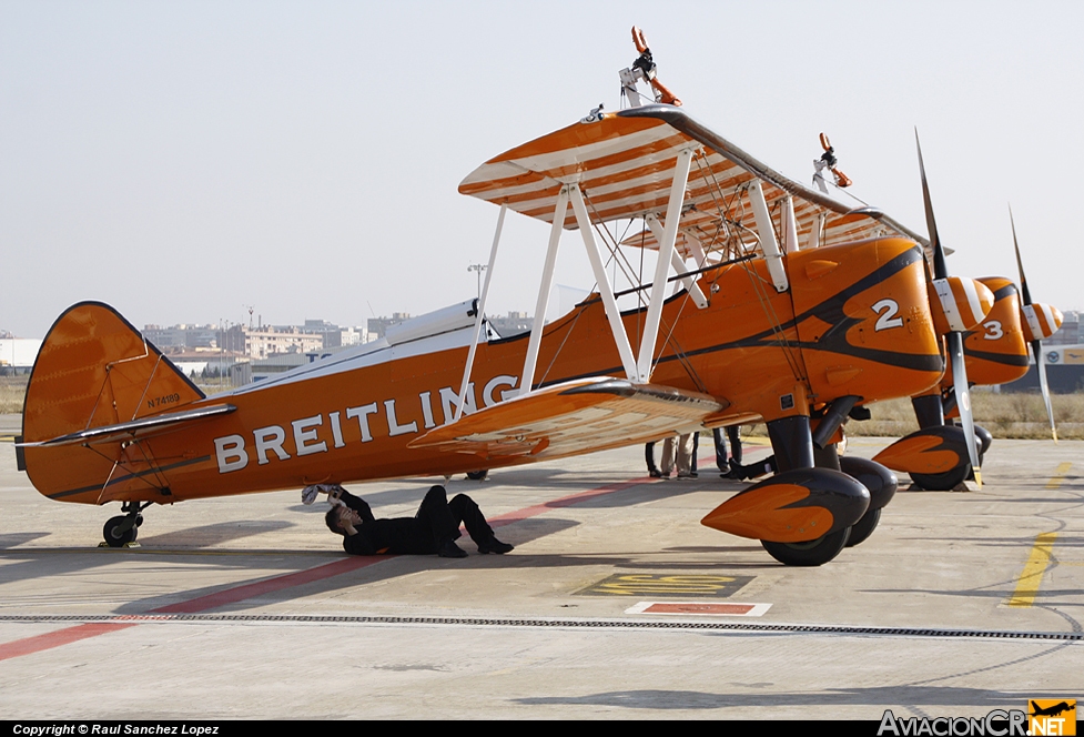 N-74189 - Boeing Stearman 75 Kaydet - Breitling