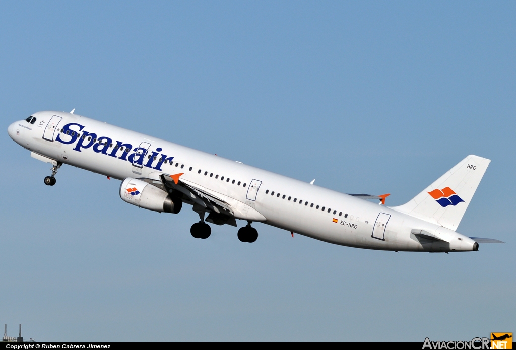 EC-HRG - Airbus A321-231 - Spanair