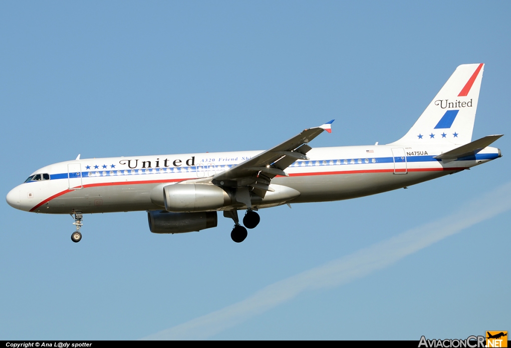 N475UA - Airbus A320-232 - United Airlines