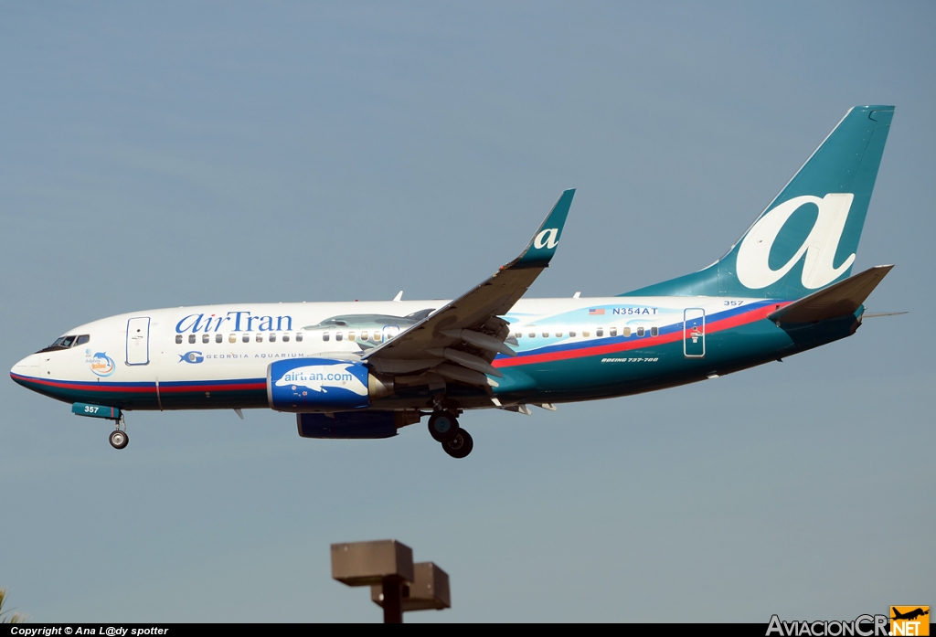 N354AT - Boeing 737-7BD - Air Tran