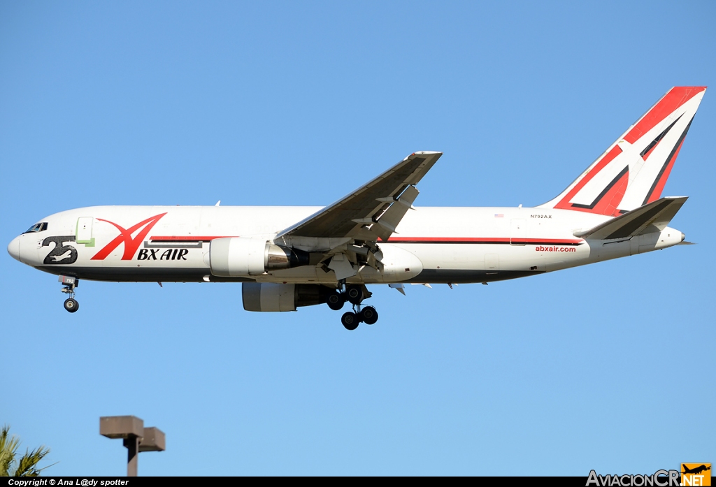 N792AX - Boeing 767-281(SF) - ABX Air