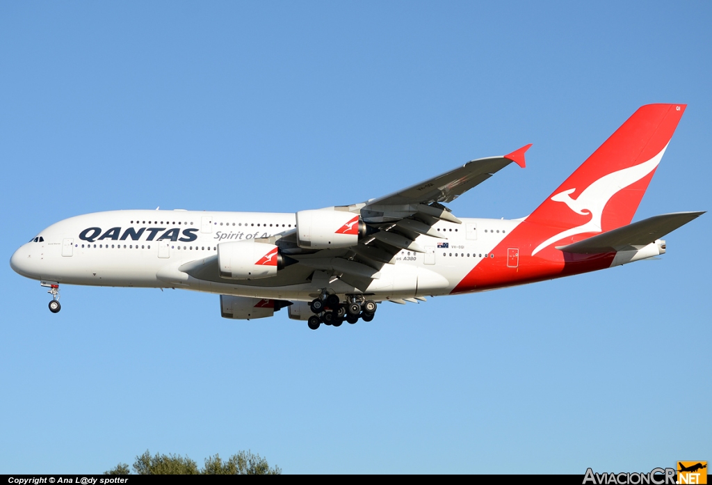 VH-OQI - Airbus A380-842 - Qantas
