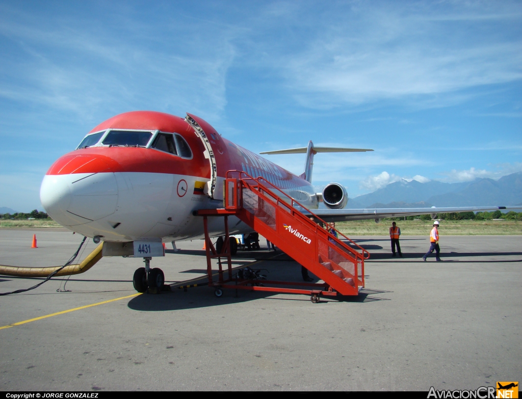 HK 4431 - Fokker 100 - Avianca