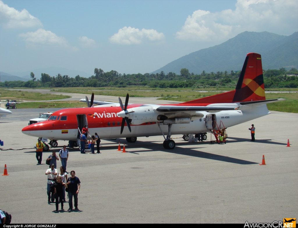 HK-4580 - Fokker 50 - Avianca