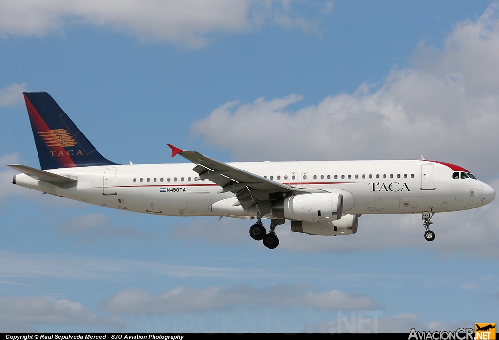 N490TA - Airbus A320-233 - TACA
