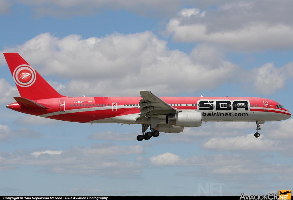 YV450T - Boeing 757-236 - Santa Bárbara Airlines