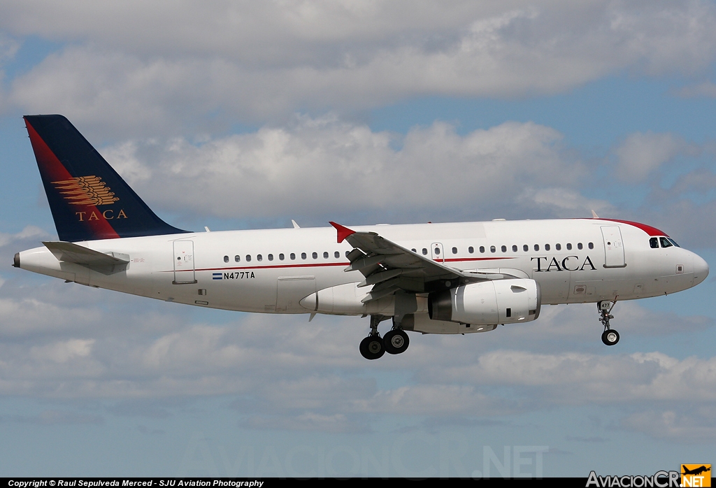 N477TA - Airbus A319-132 - TACA