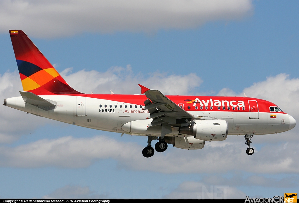 N595EL - Airbus A318-111 - Avianca