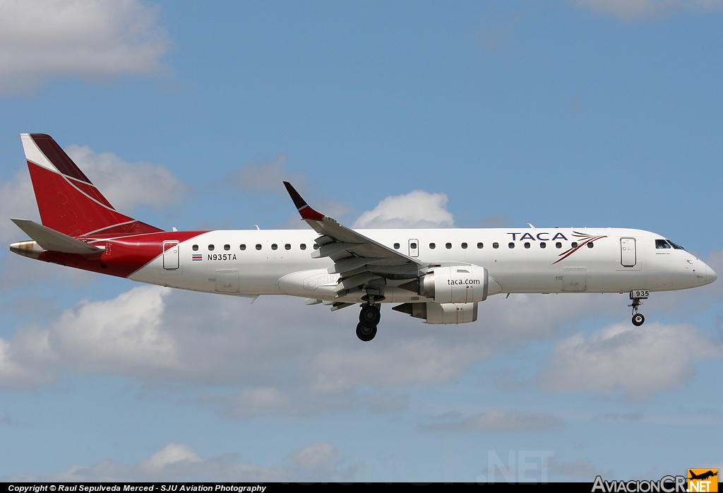 N935TA - Embraer 190-100IGW - TACA