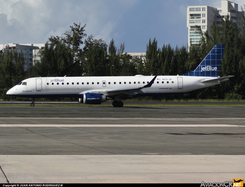 N231JB - Embraer ERJ-190-100AR - Jet Blue