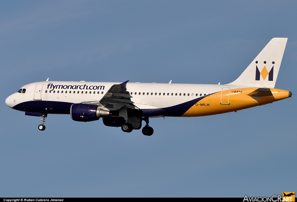 G-MRJK - Airbus A320-214 - Monarch Airlines