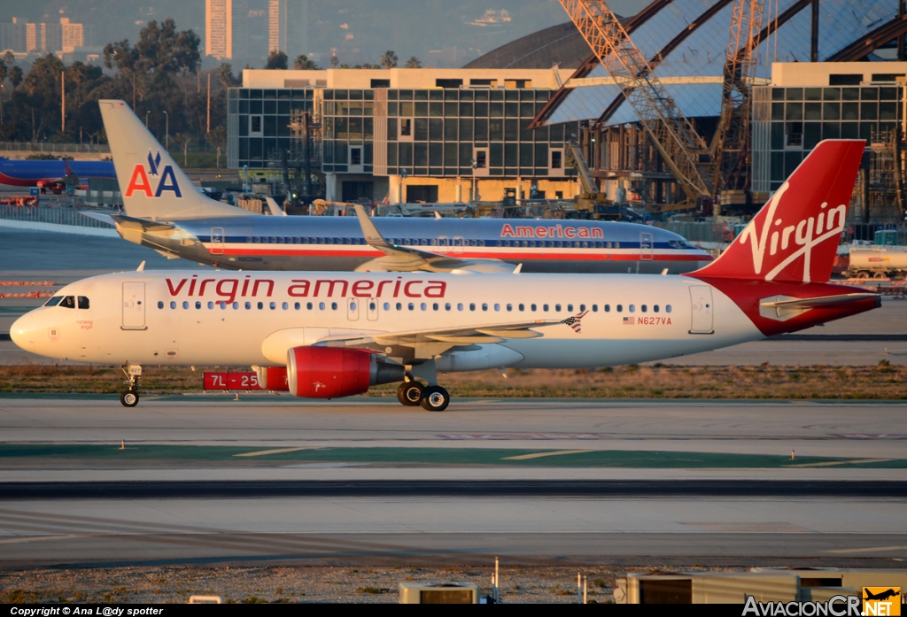 N627VA - Airbus A320-214 - Virgin America