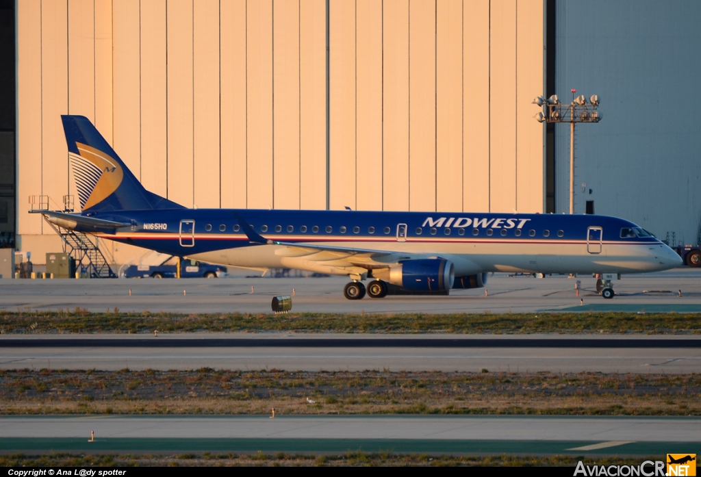 N165HQ - Embraer 190-100LR - Midwest Airlines