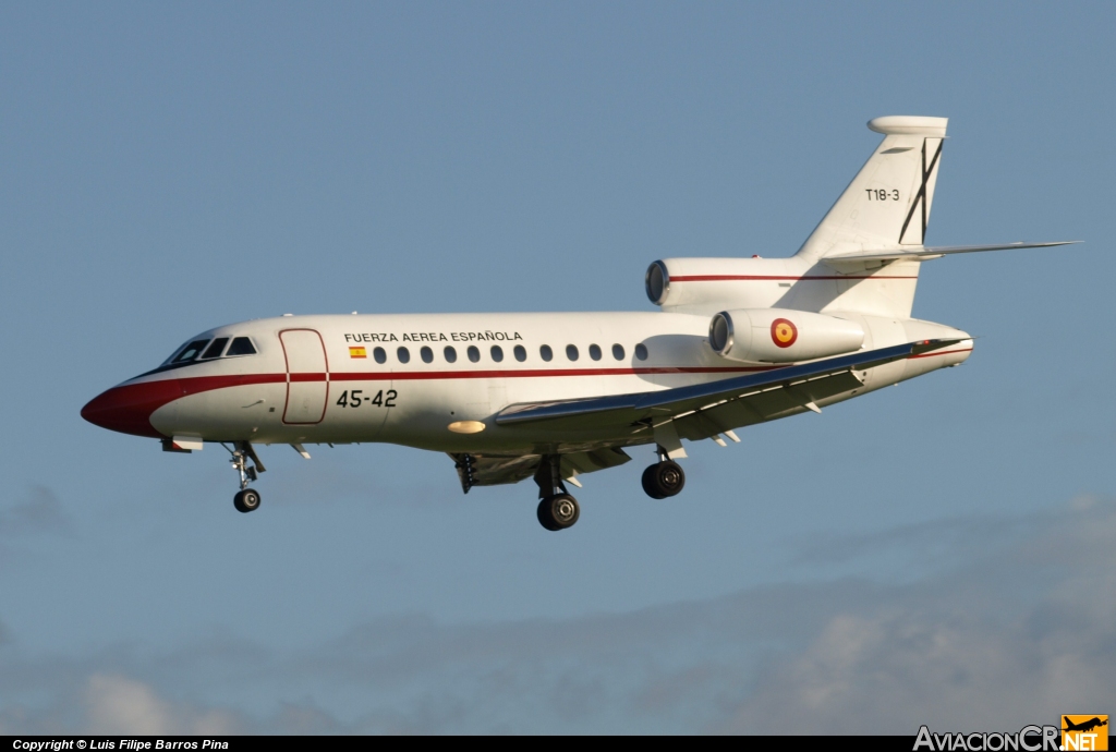 T18-3 - Dassault Falcon 900B - Fuerza Aérea Espanola