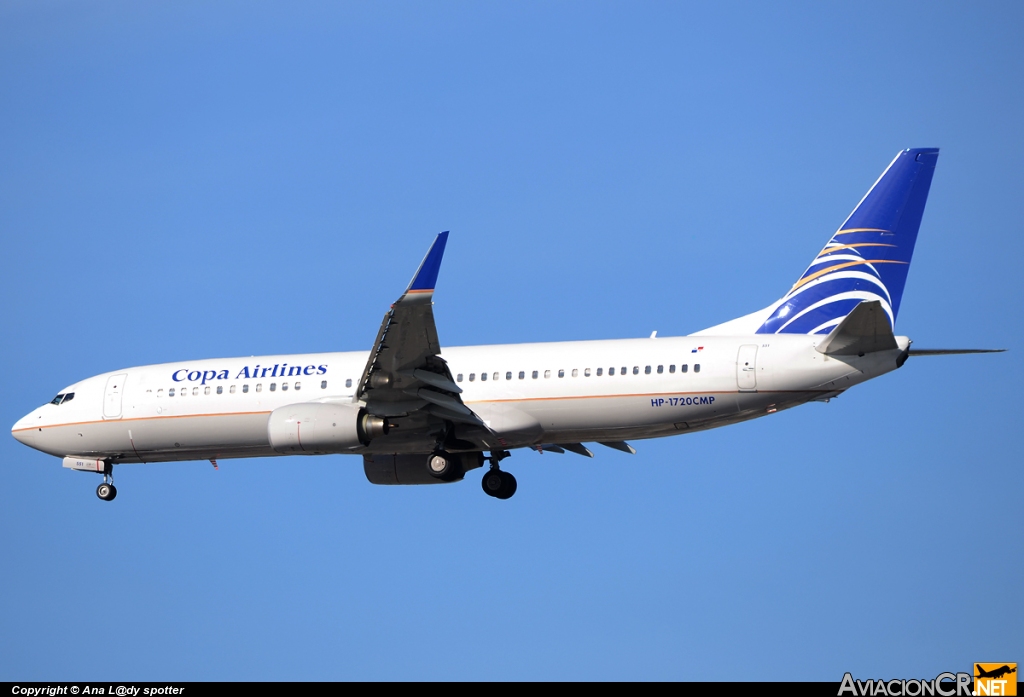 HP-1720CMP - Boeing 737-8V3 - Copa Airlines