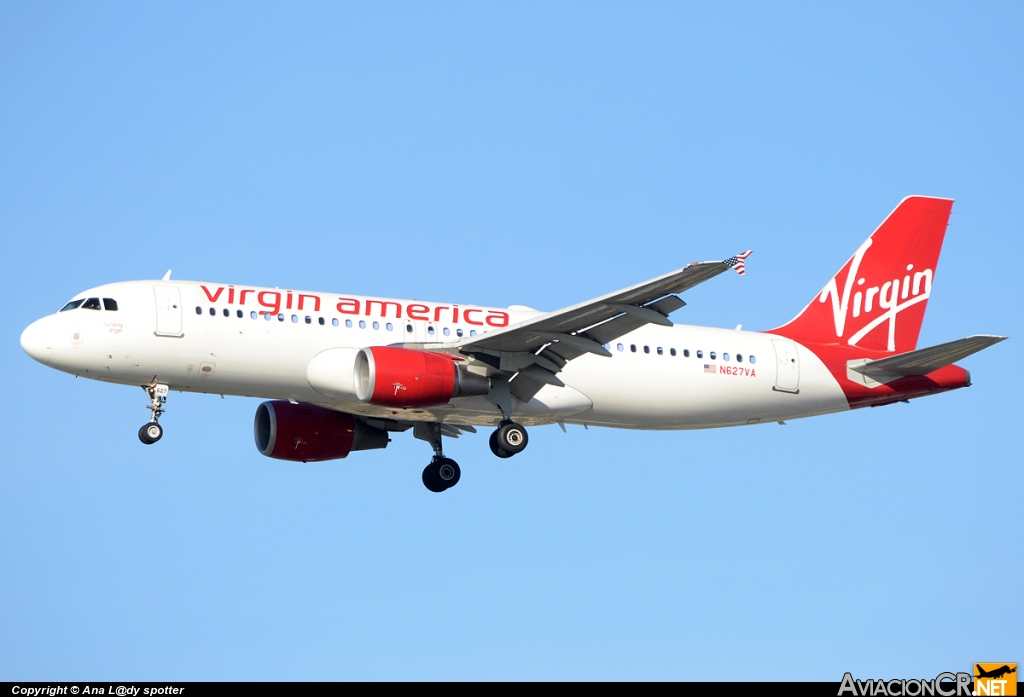 N627VA - Airbus A320-214 - Virgin America