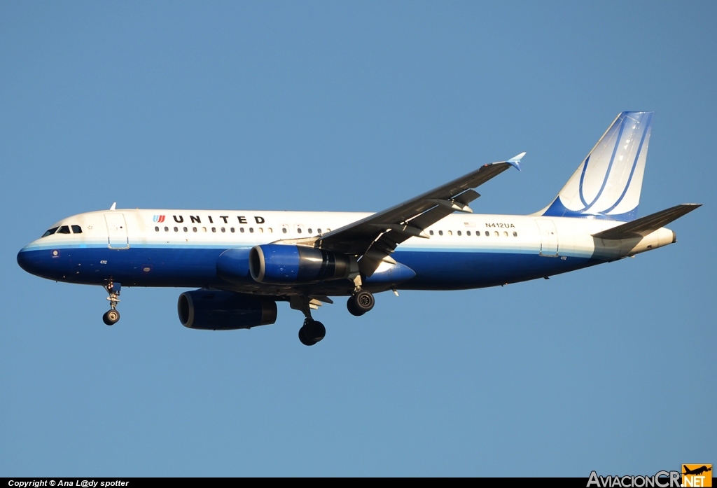 N412UA - Airbus A320-232 - United Airlines