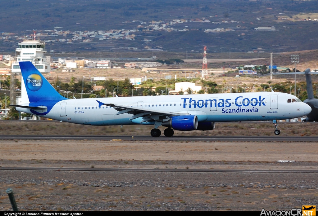 OY-VKA - Airbus A321-211 - Thomas Cook Airlines (Scandinavia)