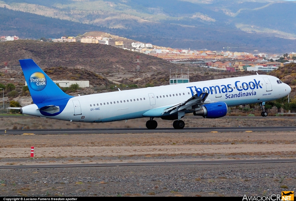 OY-VKE - Airbus A321-211 - Thomas Cook Airlines (Scandinavia)