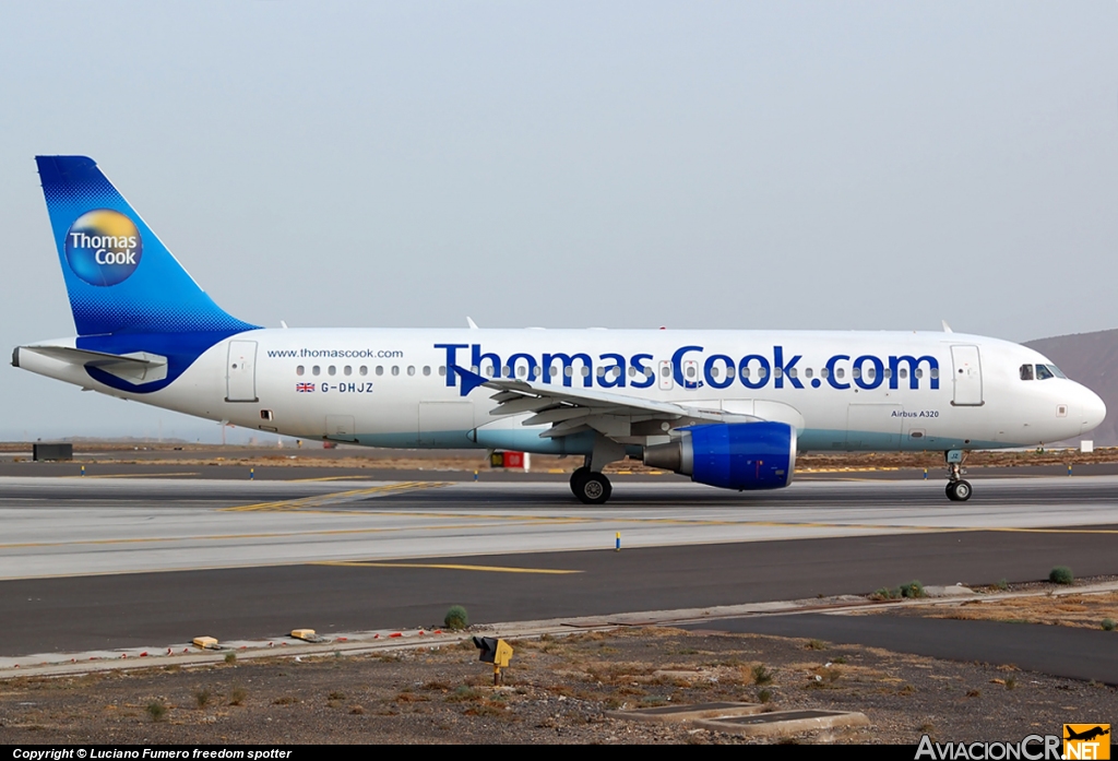 G-DHJZ - Airbus A320-214 - Thomas Cook