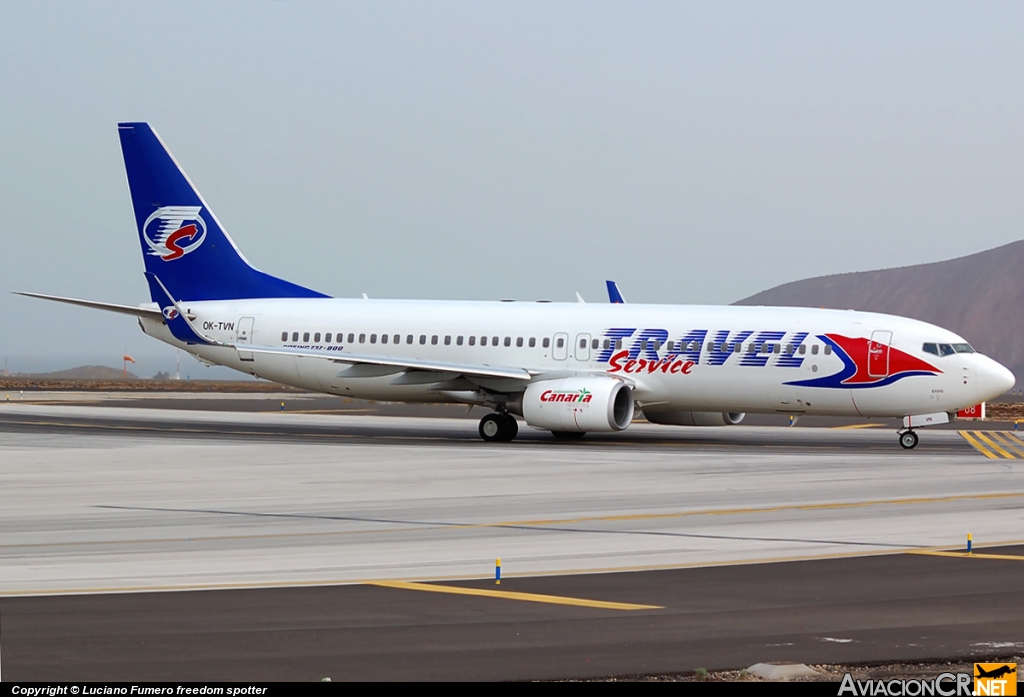 OK-TVN - Boeing 737-8BK - Travel Air