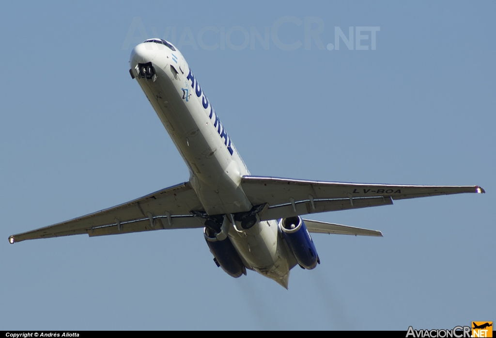 LV-BOA - McDonnell Douglas MD-88 - Austral Líneas Aéreas