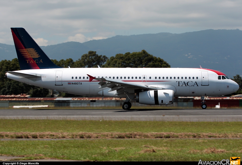 N480TA - Airbus A319-132 - TACA