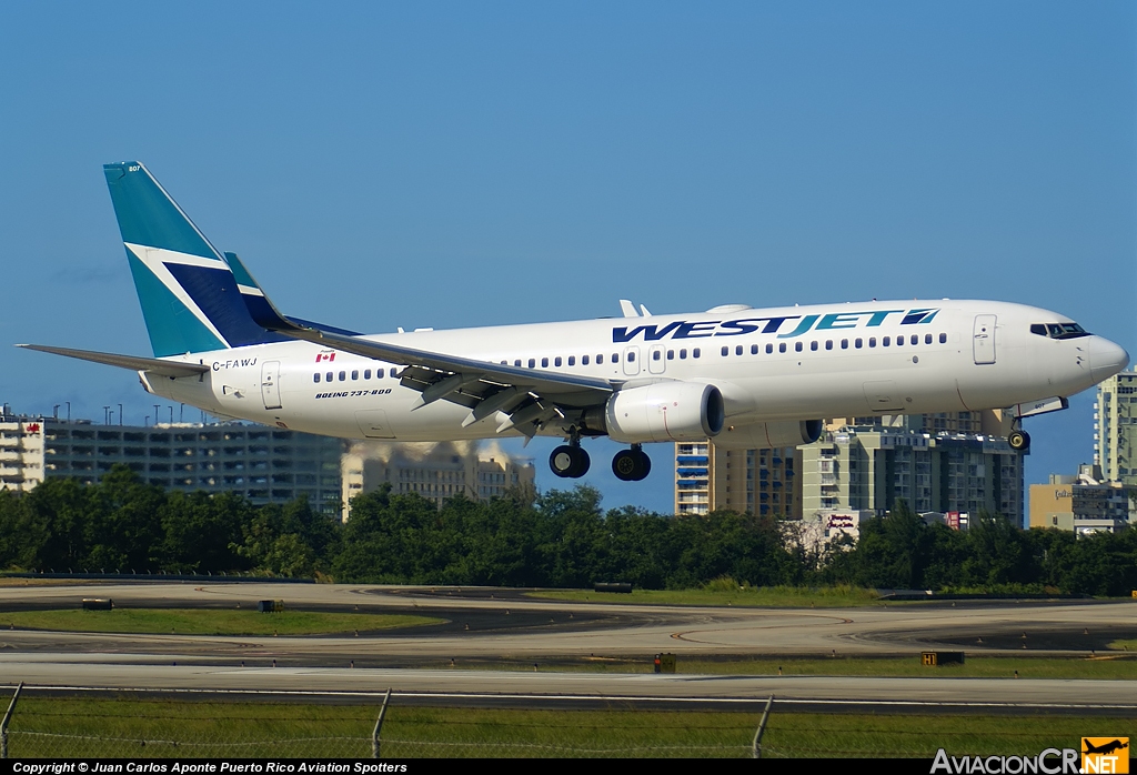 C-FAWJ - Boeing 737-8CT - Westjet