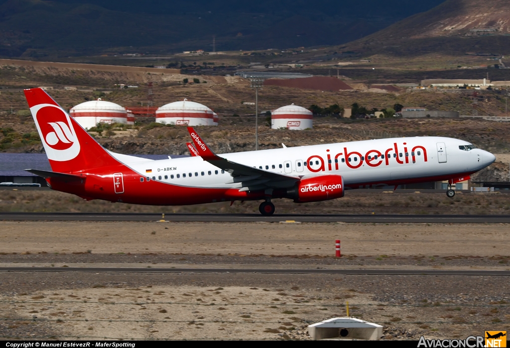 D-ABKW - Boeing 737-86J - Air Berlin