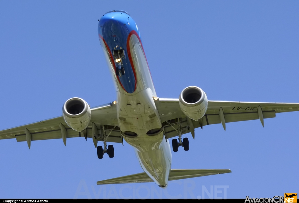 LV-CIE - Embraer 190-100IGW - Austral Líneas Aéreas