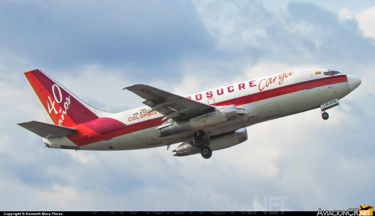 HK-4328 - Boeing 737-2S5C/Adv - Aerosucre