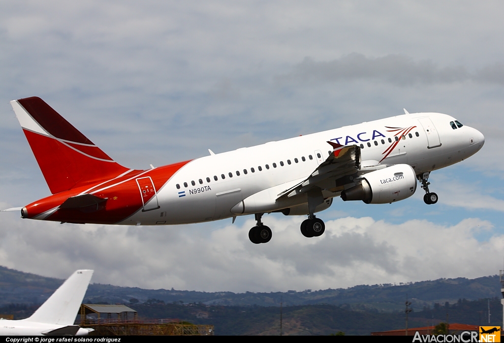 N990TA - Airbus A319-112 - TACA