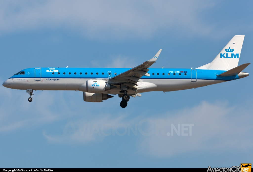 PH-EZE - Embraer 190-100STD - KLM Cityhopper