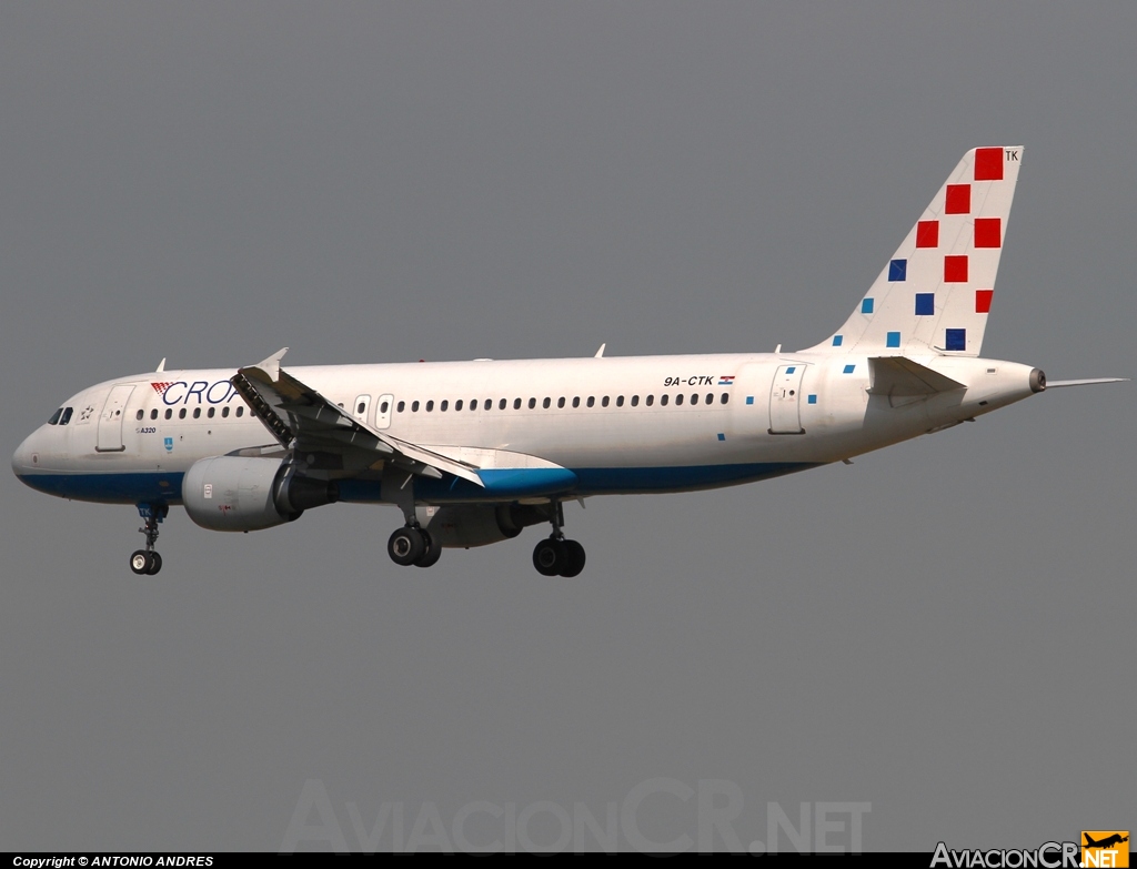 9A-CTK - Airbus A320-214 - Croatia Airlines